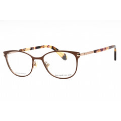 Kate Spade Women's Eyeglasses - Brown Havana Metal Oval Frame | Jabria 0WR9 00