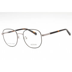 Guess Men's Eyeglasses - Shiny Dark Nickeltin Metal Full Rim Frame | GU50067-D 006