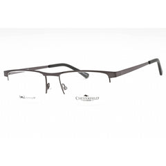 Chesterfield Men's Eyeglasses - Matte Grey Metal Rectangular Frame | CH 113XL 0FRE 00