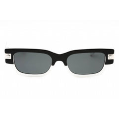 Versace Men's Sunglasses - Black/White Rectangular Half Rim Frame | 0VE4465 545987