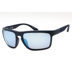 Police Men's Sunglasses - Matte Dark Blue Plastic Rectangular Frame | SPLF63 06QS