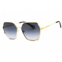 Marc Jacobs Women's Sunglasses - Yellow Gold Metal Geometric Frame | MJ 1005/S 0001 9O