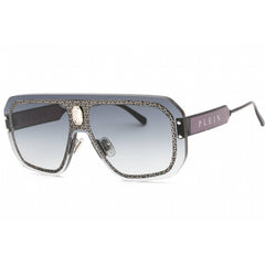 Philipp Plein Unisex Sunglasses - Semi-Gloss Black Shield Shape Frame | SPP050 0541
