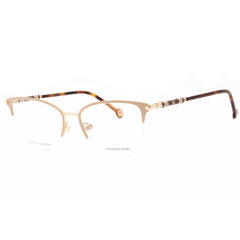 Carolina Herrera Women's Eyeglasses - Gold Nude Metal Cat Eye Frame | CH 0033 0BKU 00