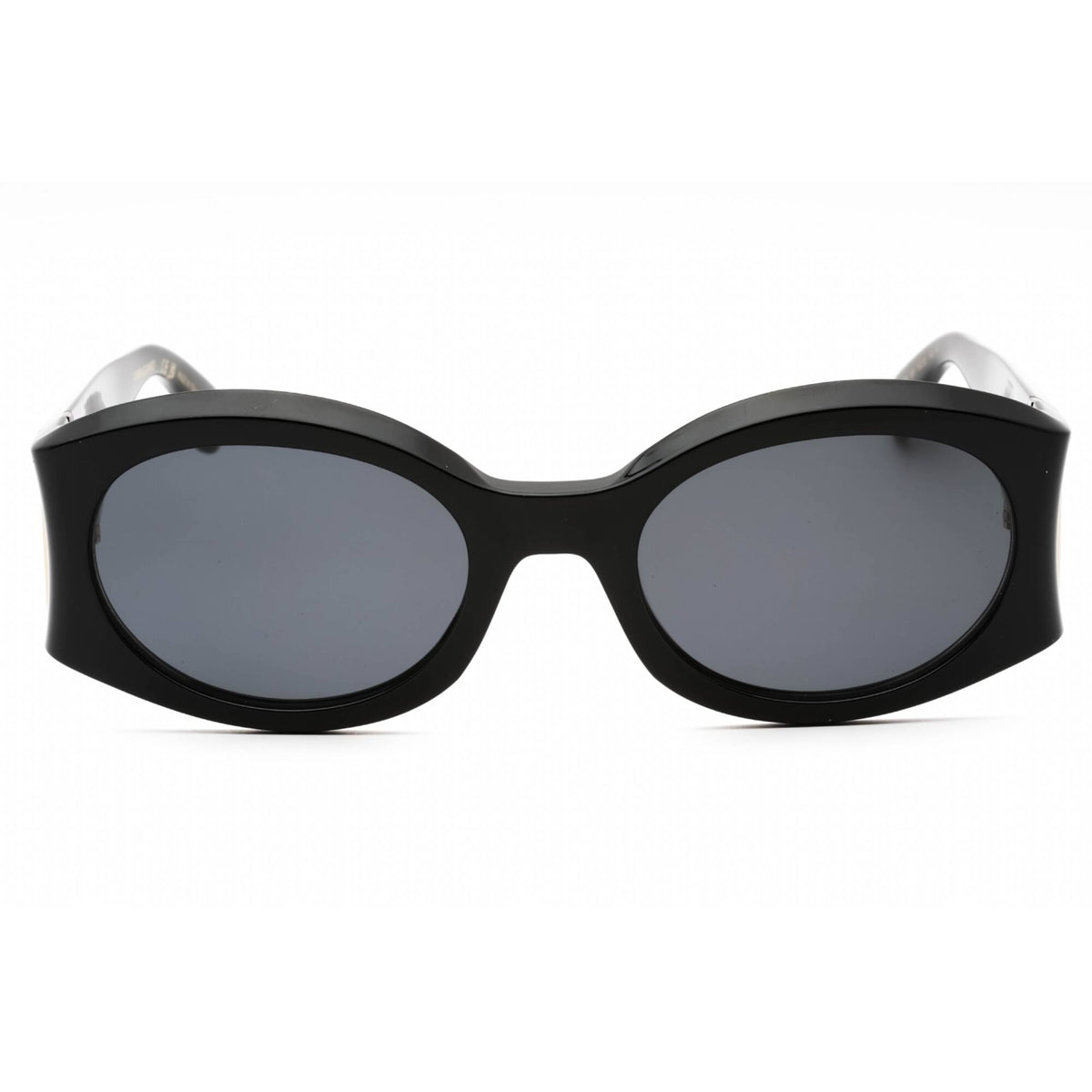 NWT Salvatore Ferragamo SF668S Black-Taupe Oval 57mm Sunglasses Salvatore Ferragamo Sf668s Women main image 4