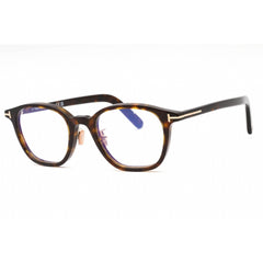 Tom Ford Men's Eyeglasses - Dark Havana Cat Eye Full Rim Frame | FT5858-D-B 052