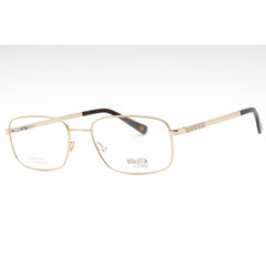 Elasta Men's Eyeglasses - Gold Metal Rectangular Shape Full Rim Frame | E 7245 0J5G 00