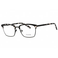 Guess Men's Eyeglasses - Grey/Other Rectangular Metal Full Rim Frame | GU50062 020