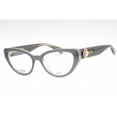 Moschino Women's Eyeglasses - Grey Plastic Cat Eye Full Rim Frame | MOS631 0KB7 00