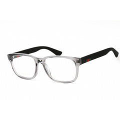 Gucci Unisex Eyeglasses - Grey Plastic Rectangular Shape Full Rim Frame | GG0011O 007