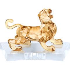 Swarovski Decoration Figurine - Chinese Zodiac Snake Shiny Orange Crystal | 5301332