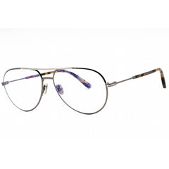 Tom Ford Men's Eyeglasses - Shiny Gunmetal Metal Full Rim Frame | FT5829-B 008