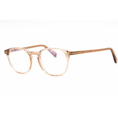 Tom Ford Unisex Eyeglasses - Transparent Brown Plastic Full Rim Frame | FT5583-B 057