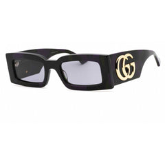 Gucci Women's Sunglasses - Havana Rectangular Full Rim Plastic Frame | GG1425S 003