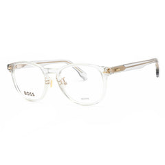 Hugo Boss Men's Eyeglasses - Grey Oval Frame Clear Demo Lens | BOSS 1479/F 0KB7 00