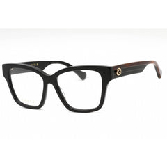 Gucci Women's Eyeglasses - Black/Havana Plastic Cat Eye Full Rim Frame | GG1302O 004
