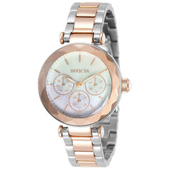 Invicta Women's Quartz Watch - Angel Two Tone Silver and Rose Gold Tone Case | 31304