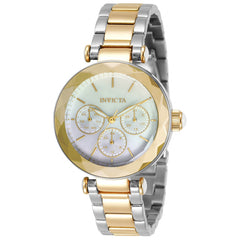 Invicta Women's Quartz Watch - Angel Yellow Gold Bezel Two Tone Bracelet | 31302
