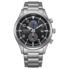 Citizen Men's Chronograph Watch - Eco-Drive Stainless Steel Bracelet | CA7028-81E