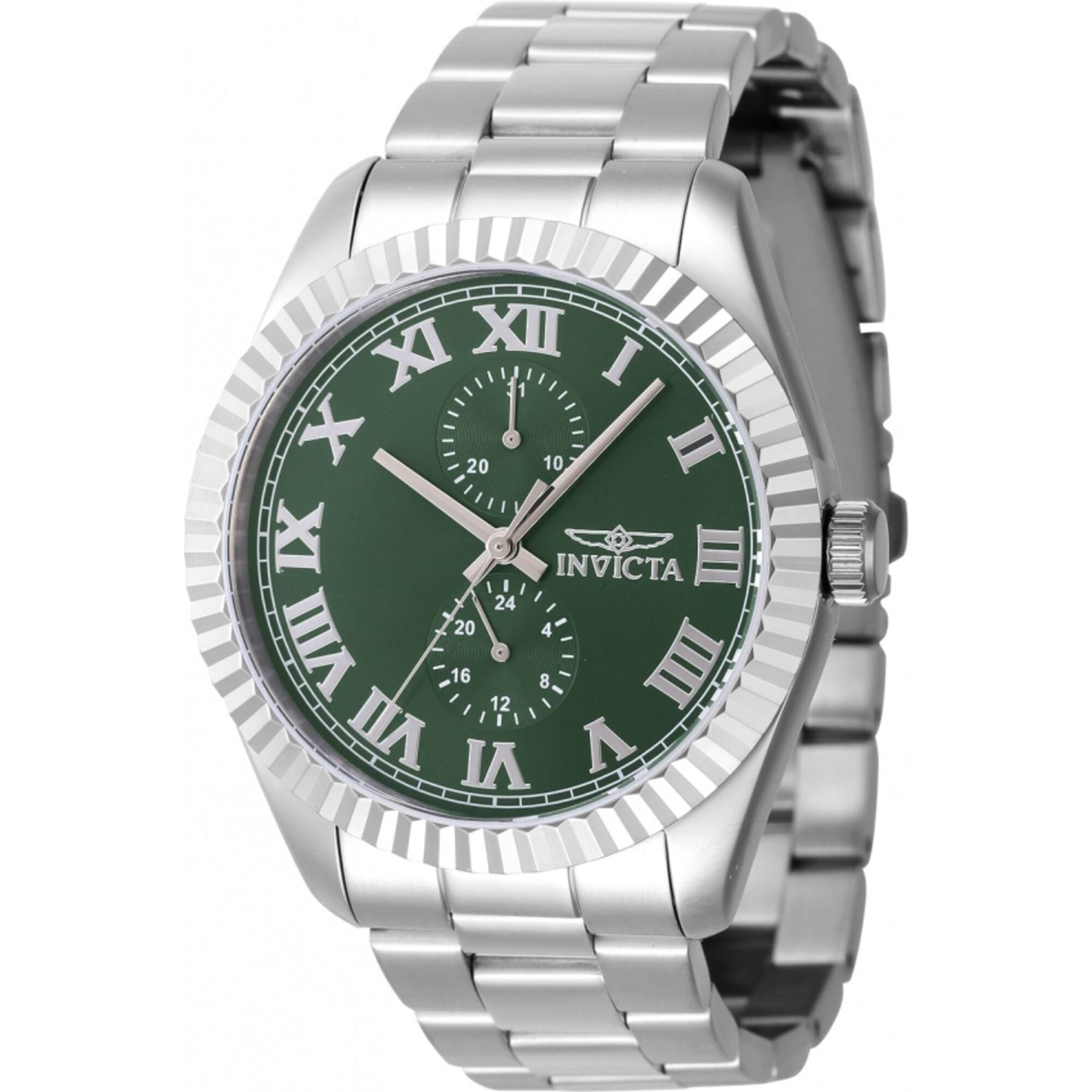 Invicta Silver Watch with Green Dial Invicta 47450 Men main image 2