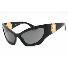 Versace Women's Sunglasses - Black Plastic Cat Eye Full Rim Frame | 0VE4450 GB1/87