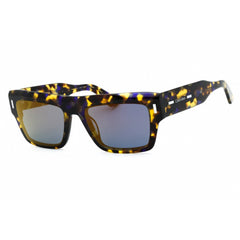Calvin Klein Unisex Sunglasses - Havana Blue Acetate Full Rim Frame | CK23504S 422