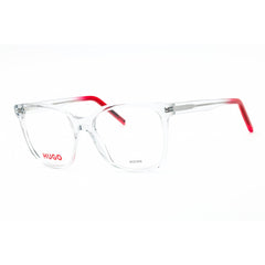Hugo Men's Eyeglasses - Grey Red Plastic Square Shape Full Rim Frame | HG 1266 0268 00