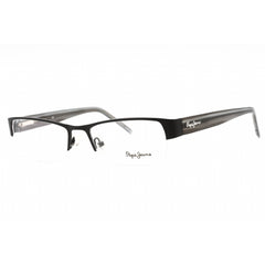 Pepe Jeans Unisex Eyeglasses - Black Metal Rectangular Half Rim Frame | PJ1112 C1