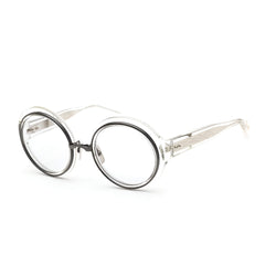 Dita Women's Sunglasses - Silver and Clear Frame | MICRO-ROUND (DTS406-A-03) A-03
