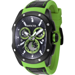 Invicta Men's Watch - Lupah Revolution 2.0 Chronograph Black and Green Strap | 45437