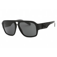 Dolce & Gabbana Men's Sunglasses - Black Frame Dark Grey Lens | 0DG4403 501/87