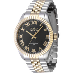 Invicta Men's Watch - Specialty Black Dial Two Tone Steel Bracelet Quartz | 47401