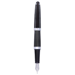 Diplomat Fountain Pen - Aero Black Aluminum