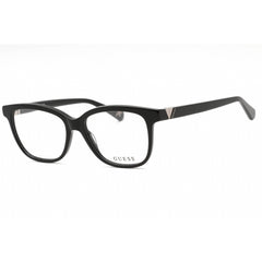 Guess Women's Eyeglasses - Shiny Black Plastic Cat Eye Full Rim Frame | GU5220 001