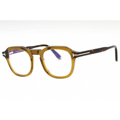 Tom Ford Men's Eyeglasses - Dark Green/Other Acetate Square Frame | FT5836-B 098