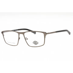 Harley Davidson Men's Eyeglasses - Matte Gunmetal Metal Full Rim Frame | HD0978 009