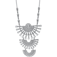 Swarovski Women's Necklace - Sparkling Dance Rhodium Plated and Crystal | 5564432