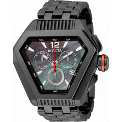 Invicta Men's Watch - Speedway Chronograph Black Mother of Pearl Dial Bracelet | 35311