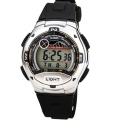 Casio Men's Black Casual Sports Tide Graph Moon Phase Data Watch | W753-1A