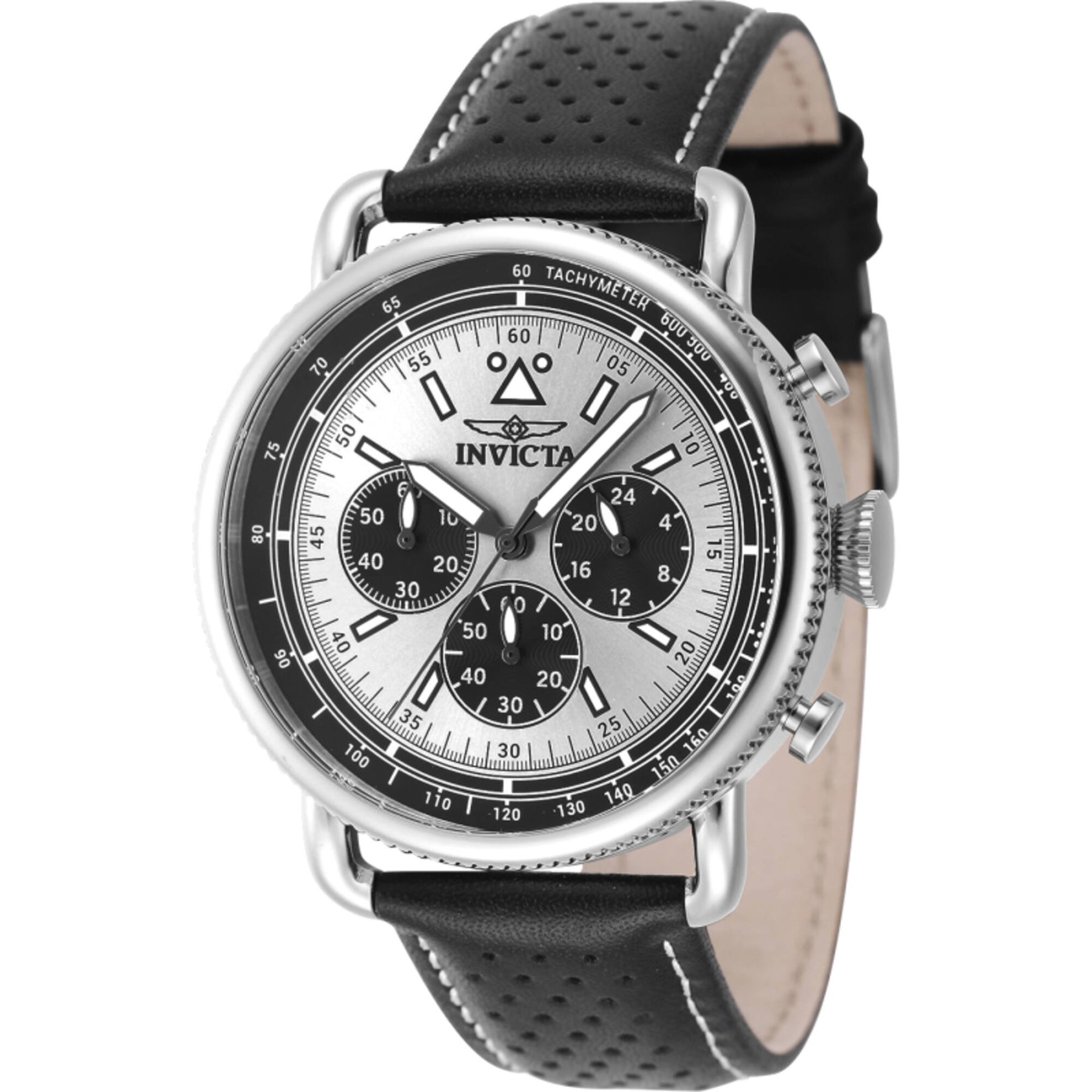 Invicta 10 Silver Watch with Black Strap Invicta Women main image 2