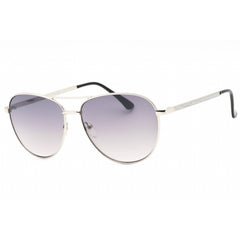Guess Factory Women's Sunglasses - Shiny Light Nickeltin Frame | GF6157 10B