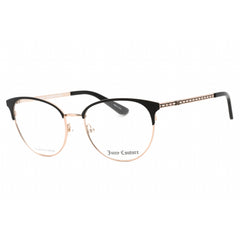 Juicy Couture Women's Eyeglasses - Matte Black Cat Eye Metal Frame | JU 230/G 0003 00