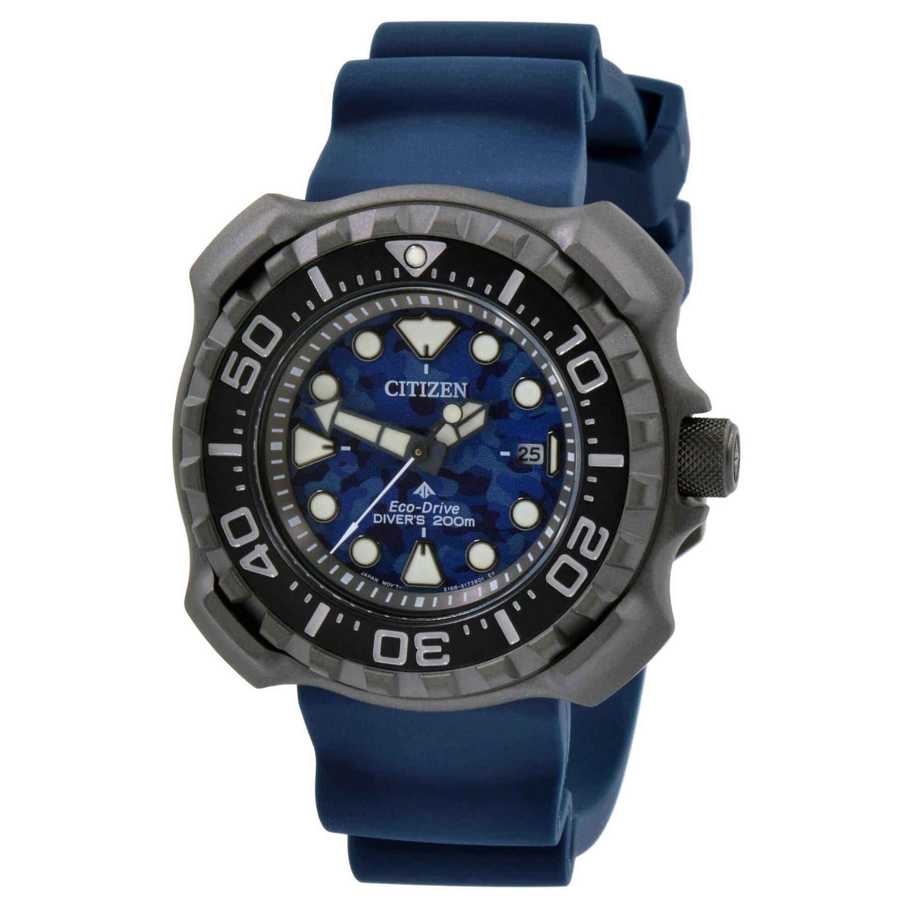 LGB ルグランブルー スカルタンクトップ ノースリーブ BE ALIEN! Citizen Men's Watch - Promaster Blue Camouflage Dial Rubber Strap