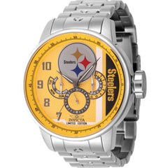 Invicta Men's Watch - NFL Pittsburgh Steelers Quartz Silver Steel Bracelet | 45125