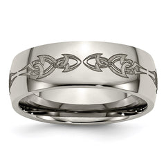 Titanium 8mm Polished Band | TB2C