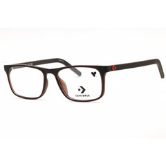 Converse Men's Eyeglasses - Crystal Brazil Nut Rectangular Full Rim Frame | CV5059 201