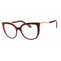 Bvlgari Women's Eyeglasses - Bordeaux Plastic Full Rim Cat Eye Frame | 0BV4214B 5469