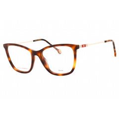 Carolina Herrera Women's Eyeglasses - Havana Plastic Cat Eye Frame | CH 0071 005L