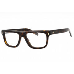 Gucci Men's Eyeglasses - Tortoise Plastic Full Rim Rectangular Frame | GG1525O 002