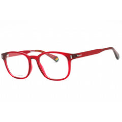 Polaroid Core Men's Eyeglasses - Red Plastic Rectangular Frame | PLD D453 0C9A 00